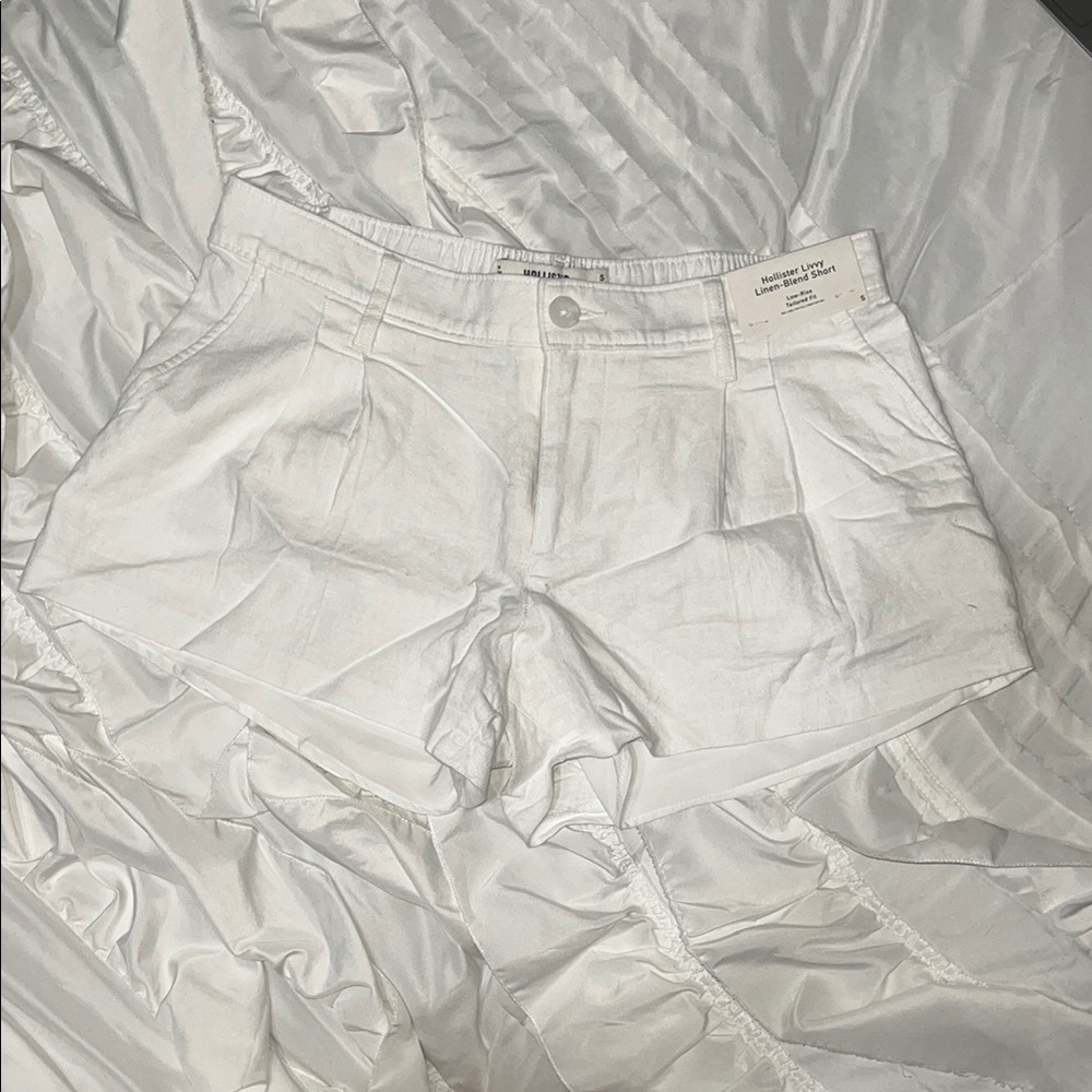 Linen-Blend Shorts